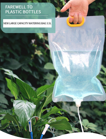Πακέτο ποτίσματος 3,5 λίτρων Plant Life Support Πότισμα με σταγόνες Home Plant Αυτόματο σύστημα ποτίσματος κήπου Dripper Spike Kits Πότισμα