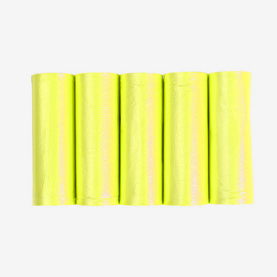 100 buc. Saci de gunoi cu gură plată, groși, mari, de unică folosință, 5 role, saci de gunoi din plastic