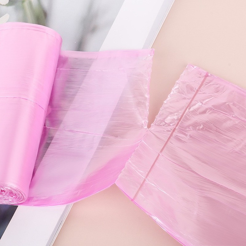 100 buc. Saci de gunoi cu gură plată, groși, mari, de unică folosință, 5 role, saci de gunoi din plastic