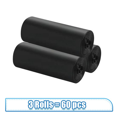 1/2/3 Rolls Σακούλες σκουπιδιών Χονδρές Βολικές περιβαλλοντικές πλαστικές σακούλες απορριμμάτων Πλαστική σακούλα μιας χρήσης Σακούλες σκουπιδιών Κουζίνα Οικιακό