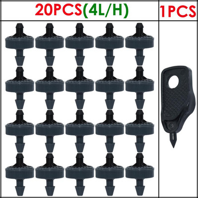SPRYCLE 20X 2L/4L/8L nyomáskompenzált csepegtetőgép mezőgazdasági kerti gyep öntözéshez öntözési nyomású csepegtető rendszerű lyukasztó