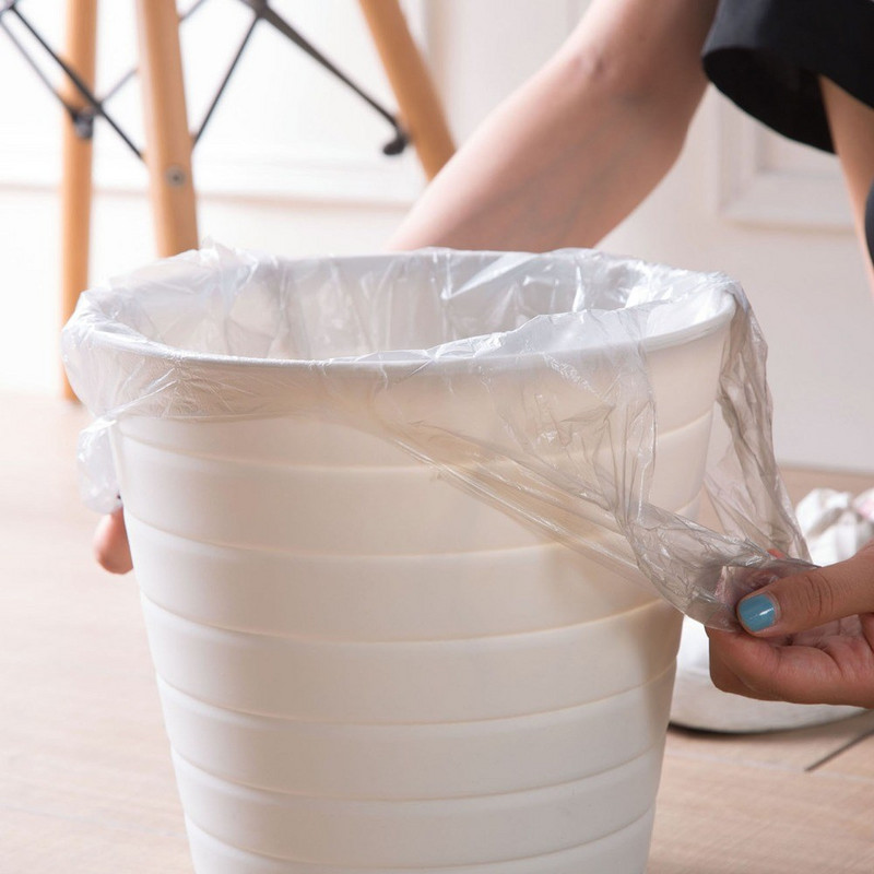 30 db Vastag szemeteszsákok tekercs Eldobható szemeteszsákok Hulladékzsák Szemetes tárolózsák Otthoni irodai szemétrendező