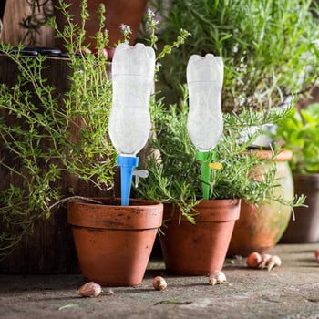 Αυτόματη στάγδην αυτοποτιστική ακίδα για φυτά λουλουδιών Θερμοκηπίου Κήπος Ρυθμιζόμενη Auto Water Dripper Device Gaedening Tools