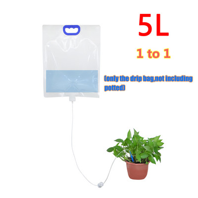 3L/3,5L/6LPnövényi víztáska automata növényi csepegtető öntözés, állítható növényi öntözés csepegtetős műtrágyázó automata öntöző