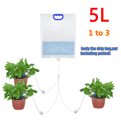 3L/3,5L/6LPnövényi víztáska automata növényi csepegtető öntözés, állítható növényi öntözés csepegtetős műtrágyázó automata öntöző