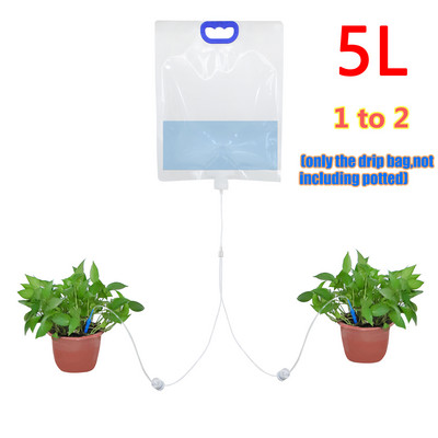 3L/3,5L/6LPnövényi víztáska automata növényi csepegtető öntözés, állítható növényi öntözés csepegtetős műtrágyázó automata öntöző