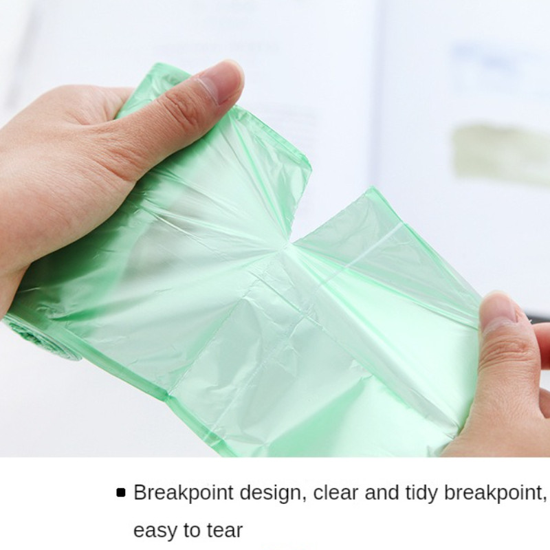 5 tekercs/csomag Háztartási eldobható szemeteszsák Kis szemeteszsákok Konyhai Tárolás Szemeteszsákok Tisztítás Hulladékzsák Műanyag zacskó