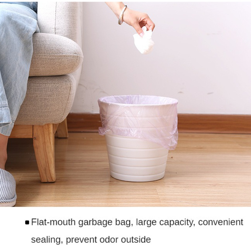 5 tekercs/csomag Háztartási eldobható szemeteszsák Kis szemeteszsákok Konyhai Tárolás Szemeteszsákok Tisztítás Hulladékzsák Műanyag zacskó