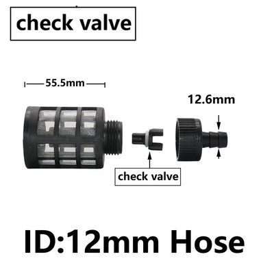 8/10/12/13 mm-es tömlőcső szűrő autómosó kerti öntözés szűrők permetező szivattyú szűrő háló szűrő visszacsapó szelep