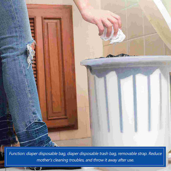 Σακούλα συσκευασίας Αποθήκευση σκουπιδιών Σακούλες σκουπιδιών Απορρίμματα πάνας μιας χρήσης Θήκη πάνας Σάκοι οργάνωσης κατοικίδιων Πλαστική σακούλα