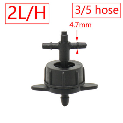 Irrigation 2L/4L/8L Stipper σταθερής ροής με 2/4-Way Cross Connector Agriculture Drip Irrigation Drip Arrow Connector 10Sets