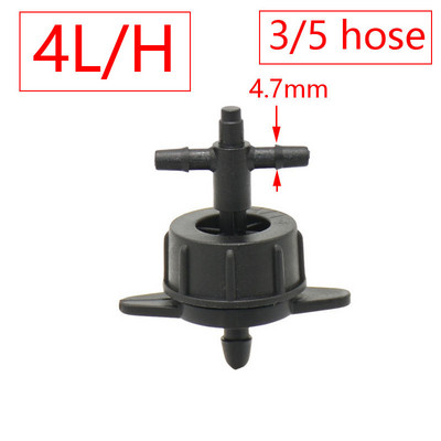 Irrigation 2L/4L/8L Stipper σταθερής ροής με 2/4-Way Cross Connector Agriculture Drip Irrigation Drip Arrow Connector 10Sets