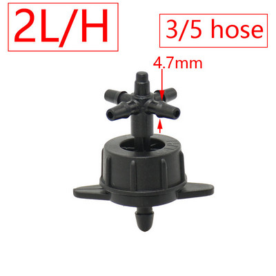 Irrigation 2L/4L/8L Stipper σταθερής ροής με 2/4-Way Cross Connector Agriculture Drip Irrigation Drip Arrow Connector 10Sets