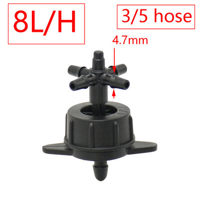 Irrigation 2L/4L/8L Stipper σταθερής ροής με 2/4-Way Cross Connector Agriculture Drip Irrigation Drip Arrow Connector 10Sets