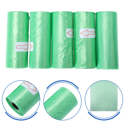 10 Rolls Baby Things Walk The Dog Αποθήκευση τσάντα σκουπιδιών μιας χρήσης Πάνα Τσάντες σκουπιδιών Σάκοι