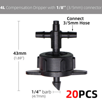 Kerti 2/4/8L-es csepegtető öntözőrendszer