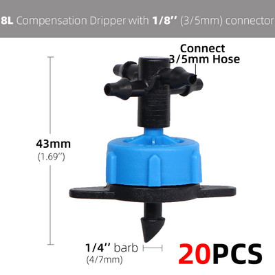 Kerti 2/4/8L-es csepegtető öntözőrendszer