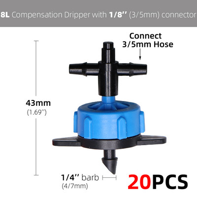 Kerti 2/4/8L-es csepegtető öntözőrendszer