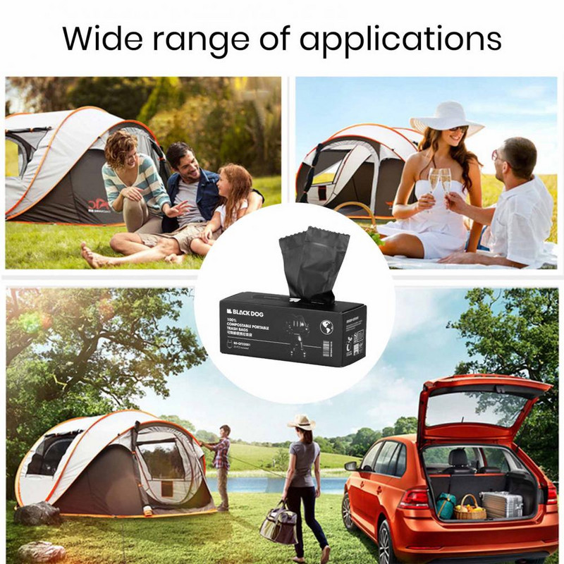 20db szeméttároló zsákok, ergonómikus kialakítású kültéri szemeteszsákok, hordozható, összecsukható kivitelű grilltároló zsákok kültéri kiegészítők