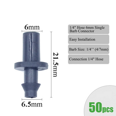 Kerti öntöző csatlakozók szöges, dupla póló könyök csepegtető nyíl keresztes csatlakozó öntözési szerelvény 3/5 4/7 mm-es tömlőhöz
