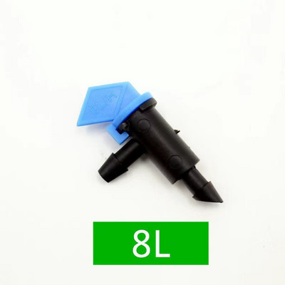 50db 4/7mm-es állítható mikro csepegtető szórófej Emitter Garden Flag öntöző csepegtető az udvari üvegházas kerti öntözőrendszerhez