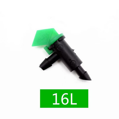 50db 4/7mm-es állítható mikro csepegtető szórófej Emitter Garden Flag öntöző csepegtető az udvari üvegházas kerti öntözőrendszerhez