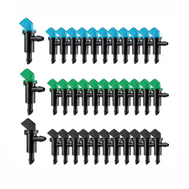 50db 4/7mm-es állítható mikro csepegtető szórófej Emitter Garden Flag öntöző csepegtető az udvari üvegházas kerti öntözőrendszerhez