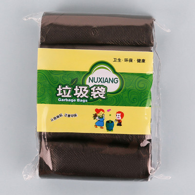 5 tekercs háztartási eldobható szemetes zacskó Vastag szemeteszsákok Színes Konyha Fürdőszoba Tárolás Szemeteszsákok Fekete műanyag zacskó