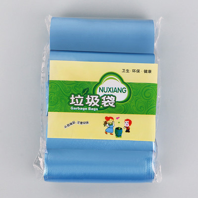 5 tekercs háztartási eldobható szemetes zacskó Vastag szemeteszsákok Színes Konyha Fürdőszoba Tárolás Szemeteszsákok Fekete műanyag zacskó