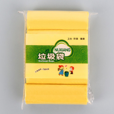 5 tekercs háztartási eldobható szemetes zacskó Vastag szemeteszsákok Színes Konyha Fürdőszoba Tárolás Szemeteszsákok Fekete műanyag zacskó