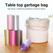 4 tekercs 120db műanyag szemetes zacskó Háztartási eldobható szemetes tasak Szemeteszsákok Szivárgásmentes vastag eldobható tisztító hulladékzsákok