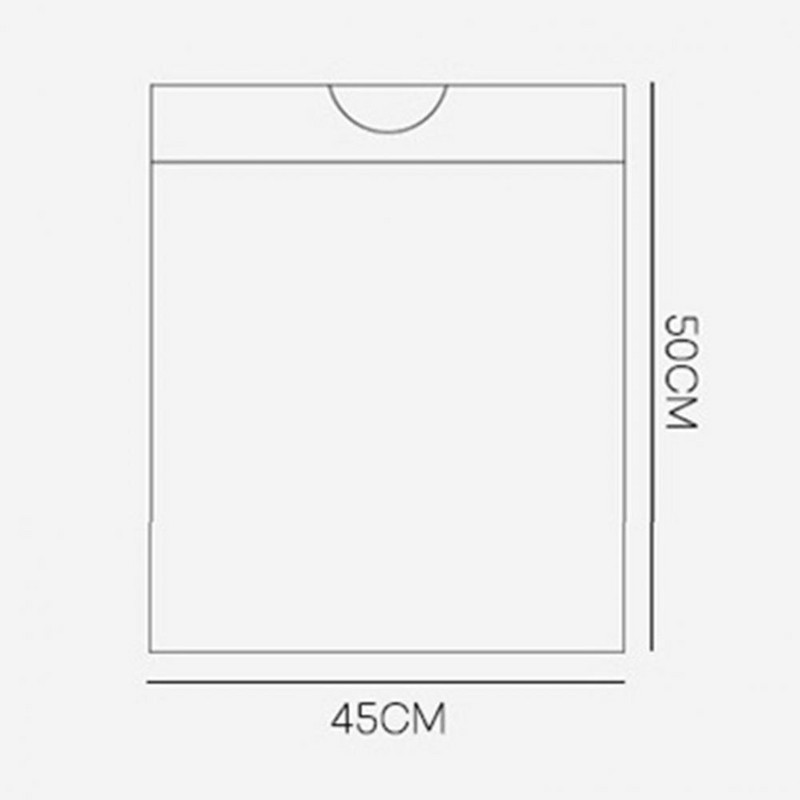 5 tekercs kiváló minőségű szemeteszsák Íztelen PE szemetes tasak Eldobható műanyag tasak összesen 75 db
