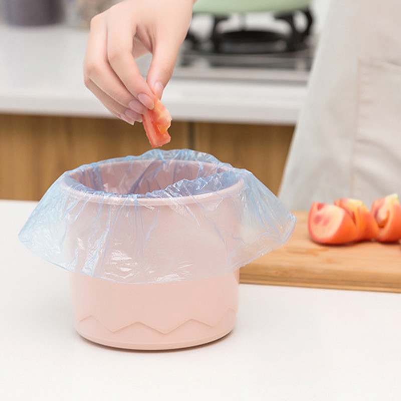 30db/tekercs Vastag asztali kis szemeteszsákok Háztartási autós mini eldobható műanyag szemeteszsákok szemeteszsákok