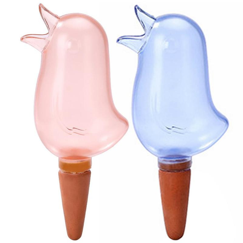 Kerti automata öntözőeszköz Cute Birds Beltéri csepegtető öntözőrendszer készlet Cserepes növényitatók Spike szobanövényekhez