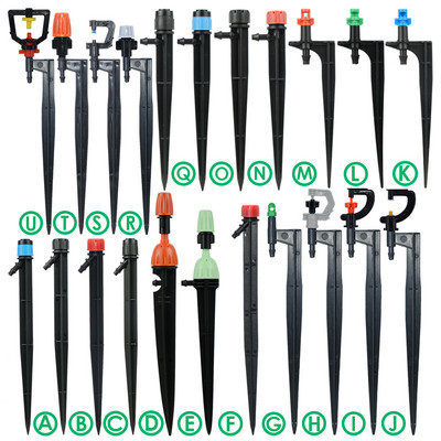 Sprycle 5-10 tk aia kastmisvihmutid mikropihustid 1/4 tolli düüsidega isekastmissüsteemi kasvuhoone jaoks