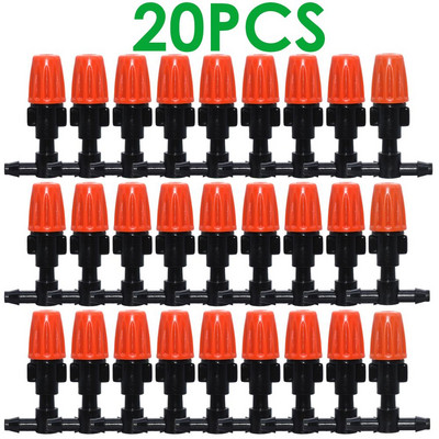 SPRYCLE 20 DB Állítható kerti csepegtető öntözés permetező fúvókák csepegtető öntöző permetező porlasztó locsoló 4/7 mm-es pólócsatlakozó