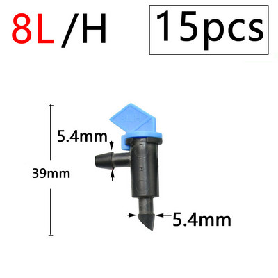 Garden 2L 4L 8L Dripper 1/8" 1/4" Dropper Watering Fitting 2/4-Way Pipe Water Connector 4/7mm 3/5mm Hose Bend Arrow Emitter