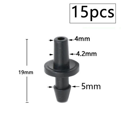 Garden 2L 4L 8L Dripper 1/8" 1/4" Dropper Watering Fitting 2/4-Way Pipe Water Connector 4/7mm 3/5mm Hose Bend Arrow Emitter