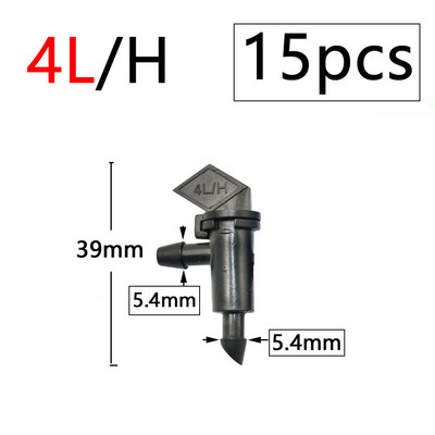 Garden 2L 4L 8L Dripper 1/8" 1/4" Dropper Watering Fitting 2/4-Way Pipe Water Connector 4/7mm 3/5mm Hose Bend Arrow Emitter