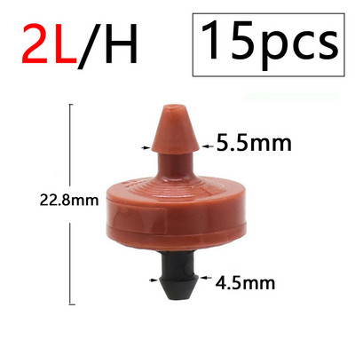 Garden 2L 4L 8L Dripper 1/8" 1/4" Dropper Watering Fitting 2/4-Way Pipe Water Connector 4/7mm 3/5mm Hose Bend Arrow Emitter