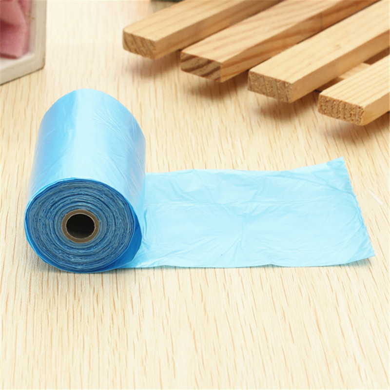 20/100x Biológiailag nem lebomló kutyakaki táska Kisállat macskahulladék kaki Tiszta felszedő Szemeteszsákok Poliészter Szemeteszsák Kisállatkellékek