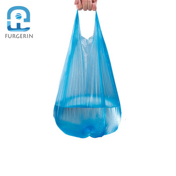 FURGERIN 25 бр. Съхранение на торби за боклук Дебела торба за боклук за кола стоките за изхвърляне на боклука в кухнята Подобни на жилетка торби за боклук за еднократна употреба