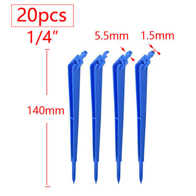 1/8 1/4" hajlított nyíl csepegtető mikro csepegtető öntözősugárzók 3/5 4/7 mm-es tömlőhöz Kerti öntözést megtakarító mikro csepegtető üvegházhoz