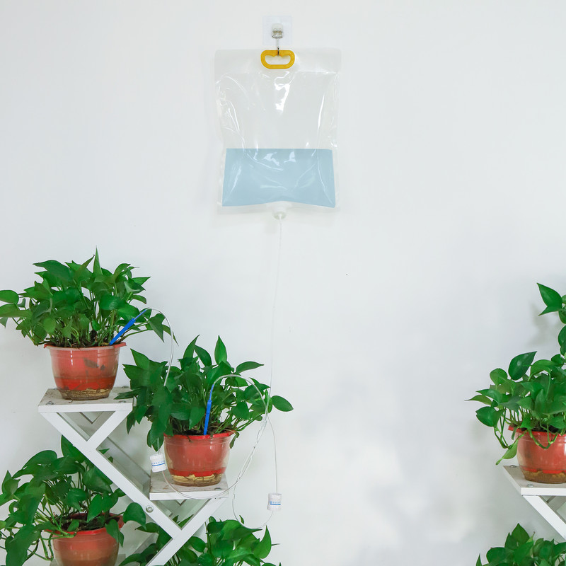 Önöntöző csepegtető zsák 3 l/3,5 l/5 l automatikus öntöző műtrágya csepegtető zsák Virágos zöldség Bonsai cserepes öntözőkészülék