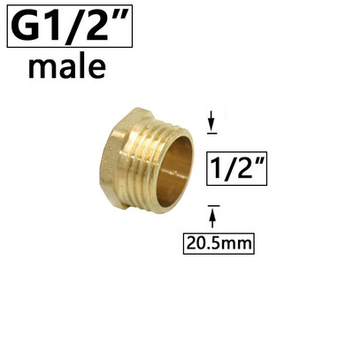 Žalvario 1/2`` 3/4`` 1 colio sriegio jungties trišakis alkūnės skersinio galo mova varinis adapteris sodo vandens vamzdžių jungiamosios detalės