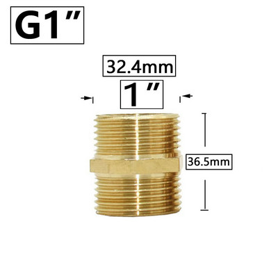 Žalvario 1/2`` 3/4`` 1 colio sriegio jungties trišakis alkūnės skersinio galo mova varinis adapteris sodo vandens vamzdžių jungiamosios detalės