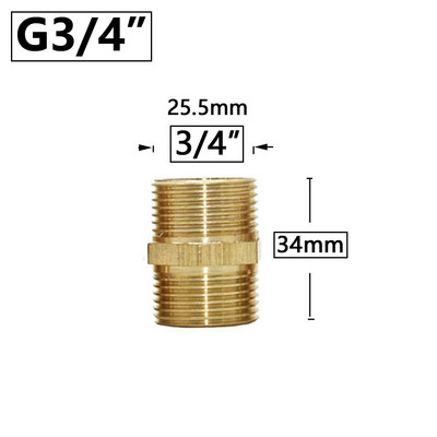 Žalvario 1/2`` 3/4`` 1 colio sriegio jungties trišakis alkūnės skersinio galo mova varinis adapteris sodo vandens vamzdžių jungiamosios detalės