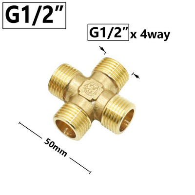 Žalvario 1/2`` 3/4`` 1 colio sriegio jungties trišakis alkūnės skersinio galo mova varinis adapteris sodo vandens vamzdžių jungiamosios detalės