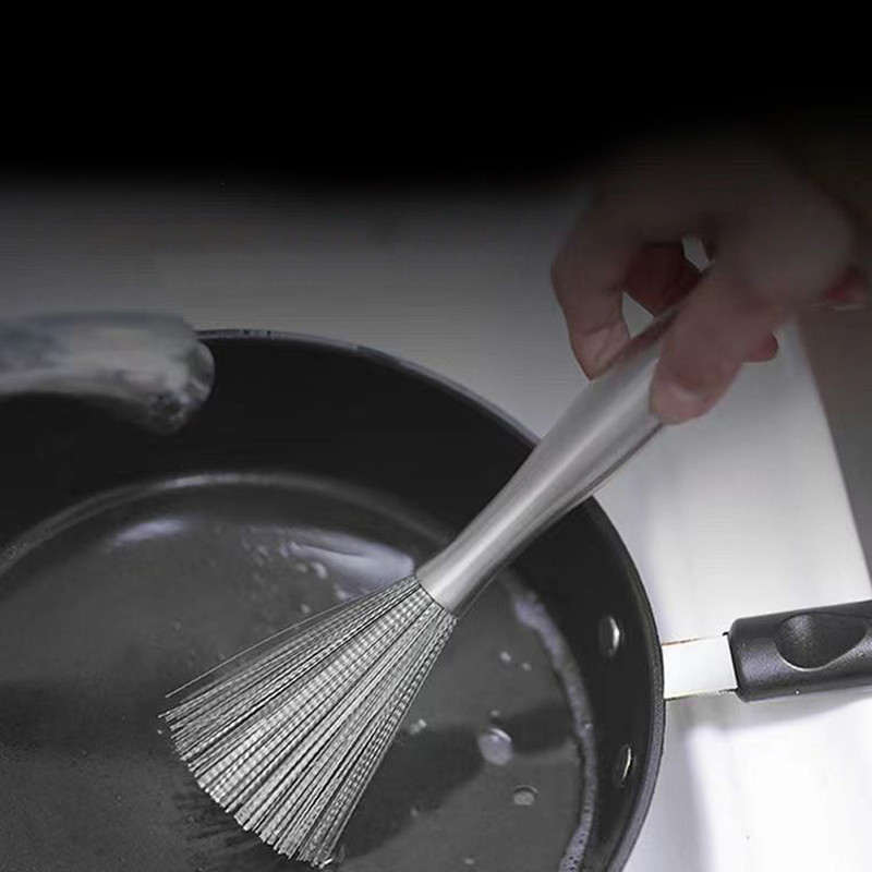 304 Roostevabast terasest poti traathari Kodumajapidamises kasutatavast terasest traatpuhastushari Köök ei kahjusta potti kaussi mustuse eemaldamise artefakt