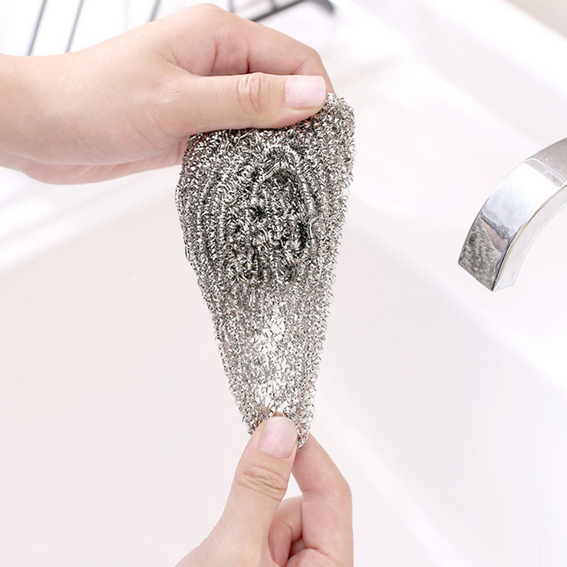 6 tk roostevabast terasest nõudepesumasinate nõudepesumasinad Küürimispadja terasvillapuhastus pottinõude pesemiseks pjop